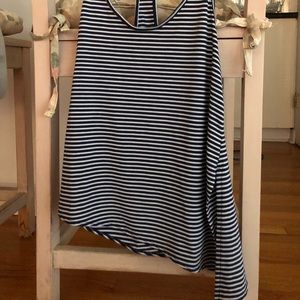 SoulCycle x DYI Striped Asymmetric Tank